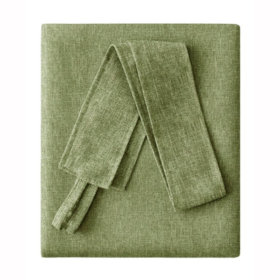 Шторы Рогожка Оливка