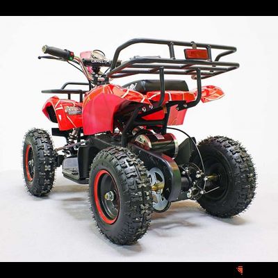 Квадроцикл GreenCamel Гоби K21 (30 Ah 36V 800W R6 Цепь) Красный паук