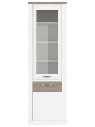 Прованс Шкаф с витриной 1V1D(Ш631*В2174*Г363)
