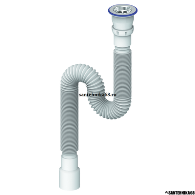 Сифон гофрированный для тюльпана и раковины Unicorn D230