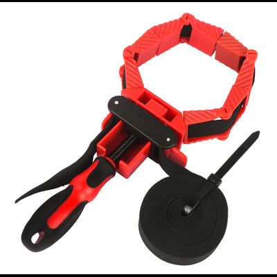 Ременная струбцина с угловыми упорами 4 м.