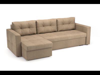 ГРЕЙС угловой диван SHERLOCK 232 коричневый (Софт)