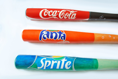 Набор бейсбольных бит COLA FANTA SPRITE