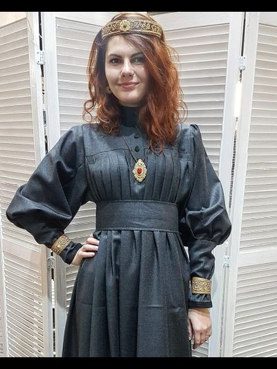 Платье «Поморское» шерстяное