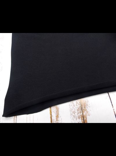 Трикотаж кулирная гладь пенье 190 гр/м2 цвет черный