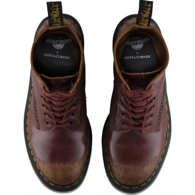 Ботинки Dr. Martens 1490 KENT & CURWEN OXBLOOD VINTAGE WORN SMOOTH бордовые