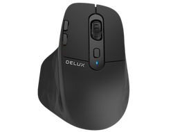 Мышь беспроводная + проводная эргономичная Delux M912DB USB