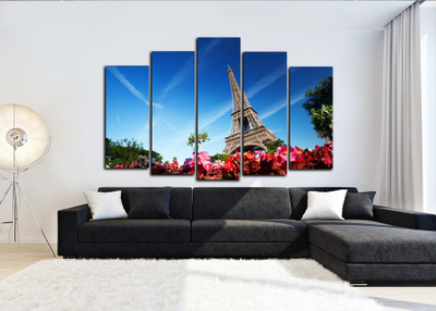 Модульная картина "Небо Парижа"