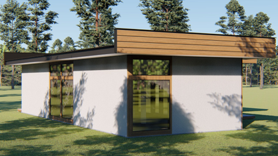 Фахверковый дом 107 м2 один этаж