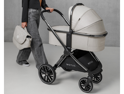 Коляска 2в1 Amarobaby Motus, Белый