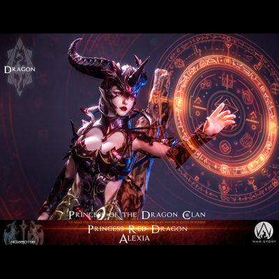Принцесса-дракон Алексия (красная) - Коллекционная ФИГУРКА 1/6 scale Dragon Princess - Red Dragon Alexia (WS019B) - WAR STORY