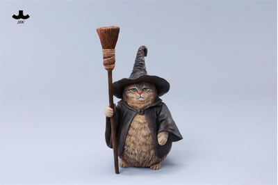 Котик-волшебник (коричневый) - Коллекционная фигурка 1/6 Wizard Cat (JXK-CS02B) - JXK