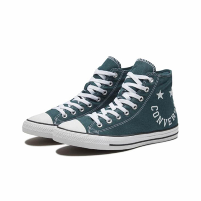 Женские высокие зеленые Кеды Converse Chuck Taylor All Star 167068C