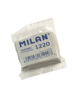 Ластик каучуковый Milan 1220 для стирания графита и угля