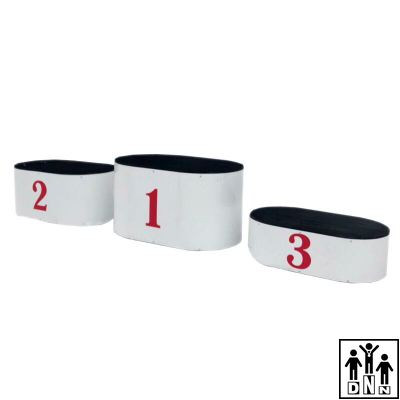 Пьедестал матрешка для награждения овальный