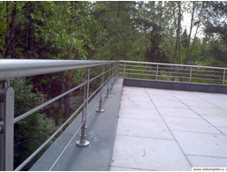 ограждение парапета из нержавейки