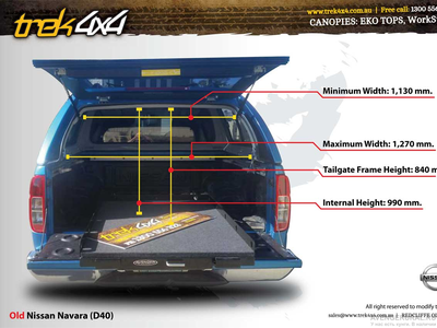 Кунг EKO Deluxe для Nissan Navara