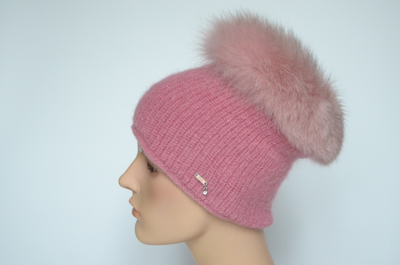 Шапка Vizio 6470 TP ярко розовая