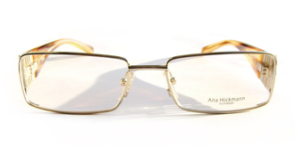 Модная прямоугольная оправа для очков Ana Hickmann AH1086 04A Gold с ...