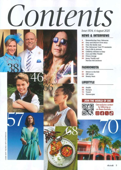 OK! Magazine Issue 1504 Ozzy Osbourne Death 1948-2025 Special Tribute Edition, Intpressshop