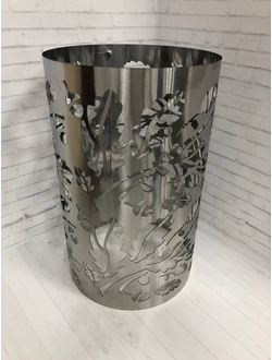 СЕТКА ДЛЯ КАМНЕЙ НА ТРУБУ РАЗБОРНАЯ D310 "ДУБ" Нержавеющая сталь