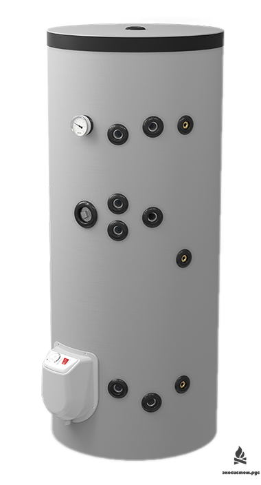 Комбинированный напольный водонагреватель 150л, с двумя теплообменниками, эмалированный