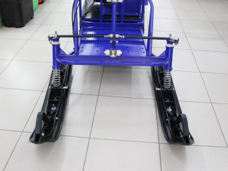 Мотобуксировщик Альбатрос-XLV9 с лыжным модулем (9,0 Zongshen, тележки, с фарой)