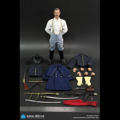 Американский солдат времен Гражданской Войны (Джон Данбар, "Танцующий с волками") - Коллекционная фигурка 1/6 U.S. Civil War Union  Army Lieutenant – John Dunbar (NS80175) - DID