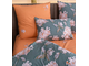 Комплект постельного белья Делюкс Сатин рисунок Цветы L457 ( 1.5 спальный, 2 спальный, Евро, Семейный комплект)