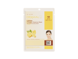 Dermal Lemon Collagen Essence Mask / Dermal Тканевая маска с экстрактом лимона и коллагеном (23 г)