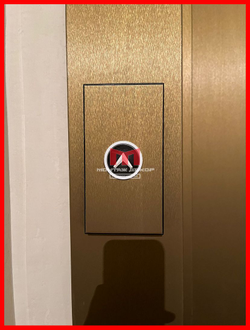 Отделка лифтовых порталов плёнкой