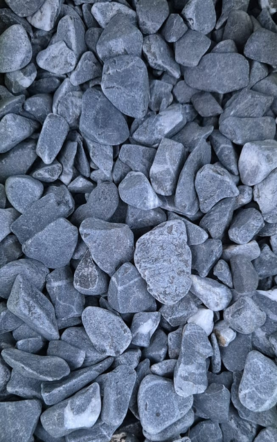 Черный мрамор галтовка, фракция 10-20 мм