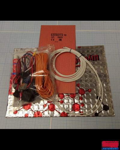 Подогрев топлива в баке от 150л на 24В (500Вт, терм.90, размер 152*304)