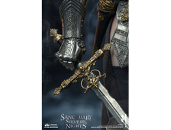 ПРЕДЗАКАЗ - Стражница святилища в серебряном - Коллекционная фигурка 1/6 SWORDS OF CHAOS - SILVER TEMPLE GUARDIAN (NICKEL SILVER EDITION) (SW003) - COOMODEL ?ЦЕНА: 41900 РУБ.?