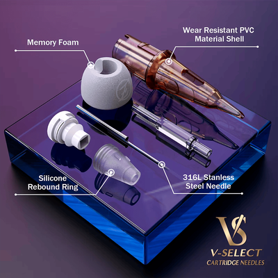 5 RLLT/0.30 - Round Liner long taper - Bugpin "V-Select PLUS"