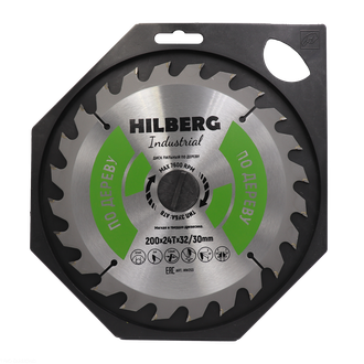 Диск пильный Hilberg Industrial Дерево 200*32/30*24Т HW203