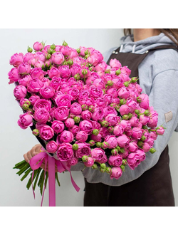 51 кустовая пионовидная роза