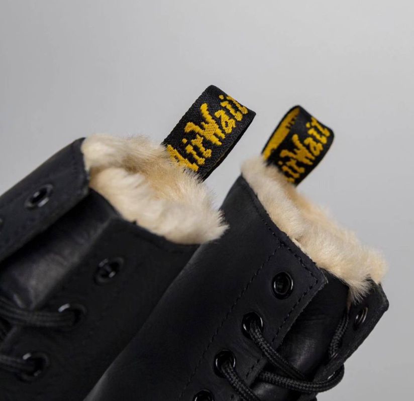 Dr martens 1460 Serena черные с мехом