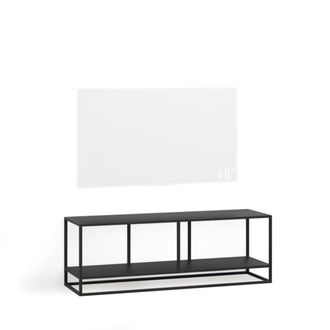 Тумба TV stand lite 2 black черный дуб матовый лак