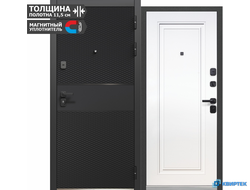 Дверь входная металлическая Luxor 2МДФ Карбон купить в Челябинске | КВИРТЕК