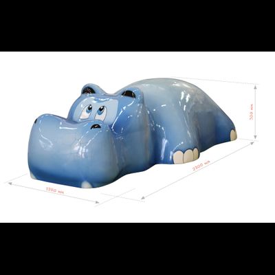 Мягкий игровой элемент «Бегемот»