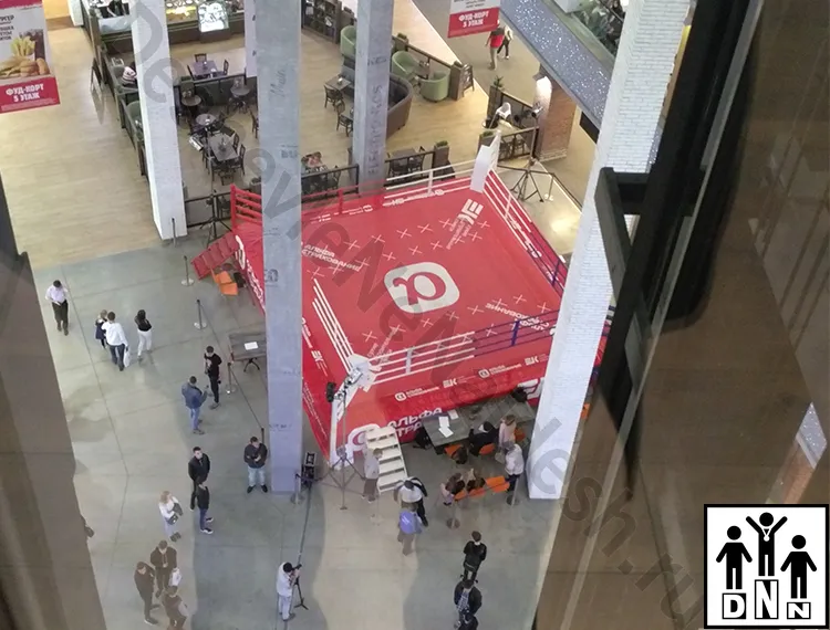 Ринг на помосте Альфа, ТЦ небо