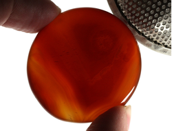 Сердолик, полировка плоская, Ботсвана (44*42*9 мм, 30 г) №35569