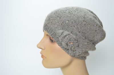 Шапка Vizio 5628 CLO ореховая бант