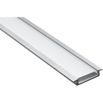 Алюминиевый профиль 2000х21х6мм для светодиодной ленты