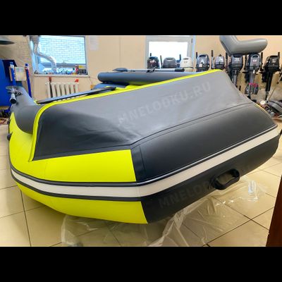 Моторная лодка Таймень NX 3800 НДНД PRO MAX фальшборт желтый/черный