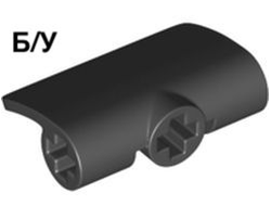 ! Б/У - Technic, Panel Curved 2 x 3 x 1, Black (71682 / 6331026) - Б/У