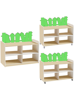 ТУМБА ДЛЯ ИГРУШЕК И ПОСОБИЙ 24 ОДНОСТОРОННЯЯ