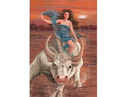 Пазл с символикой "Быка" №9