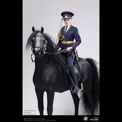 Сотрудница конной полиции МВД РФ - Коллекционная ФИГУРКА 1/6 Russian Police Force Female Mounted Police (EX055) - POPTOYS